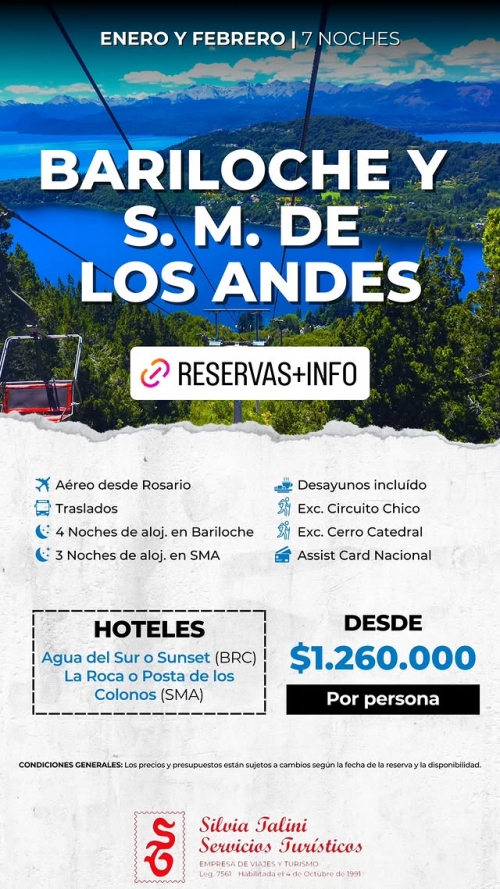 Bariloche y San Mart�n de Los Andes